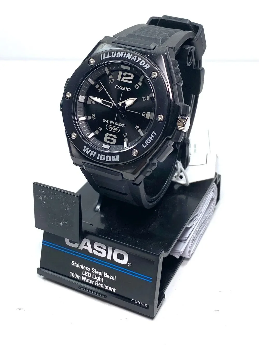 Casio Illuminator MWA-100HB-1AV Heavy Duty Sport Watch 50MM SS Bezel WR 100m NWT
